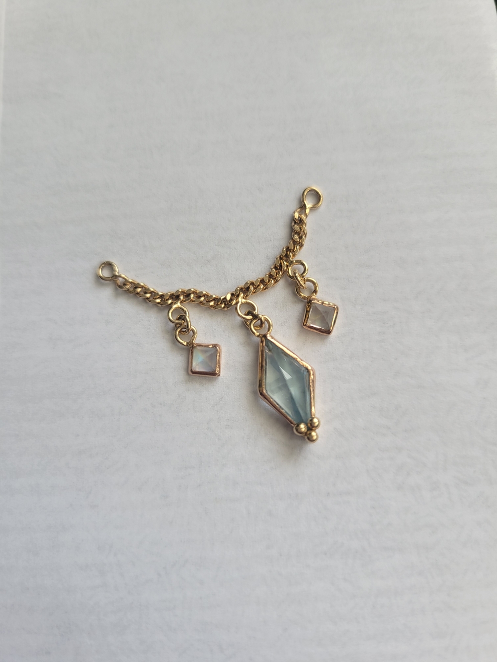 Cailey Elle 14k YG + RG Chain